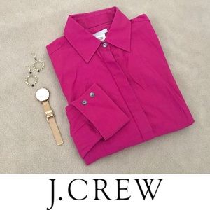 J. Crew Cotton Fitted Shirt with French Cuffs - 2